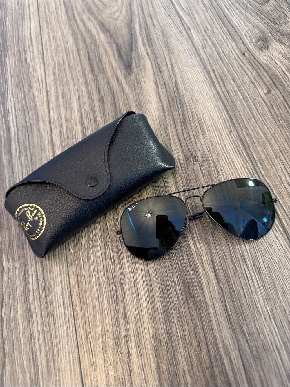 Ray-Ban Classic Black Aviator Sunglasses